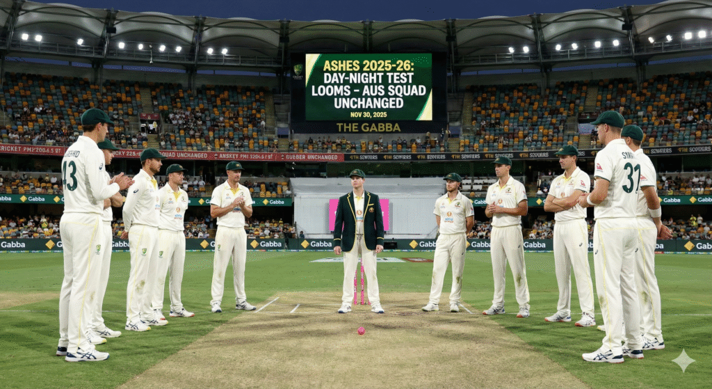 Ashes 2025-26: Day-Night Test Looms as Australia Announce Unchanged Squad