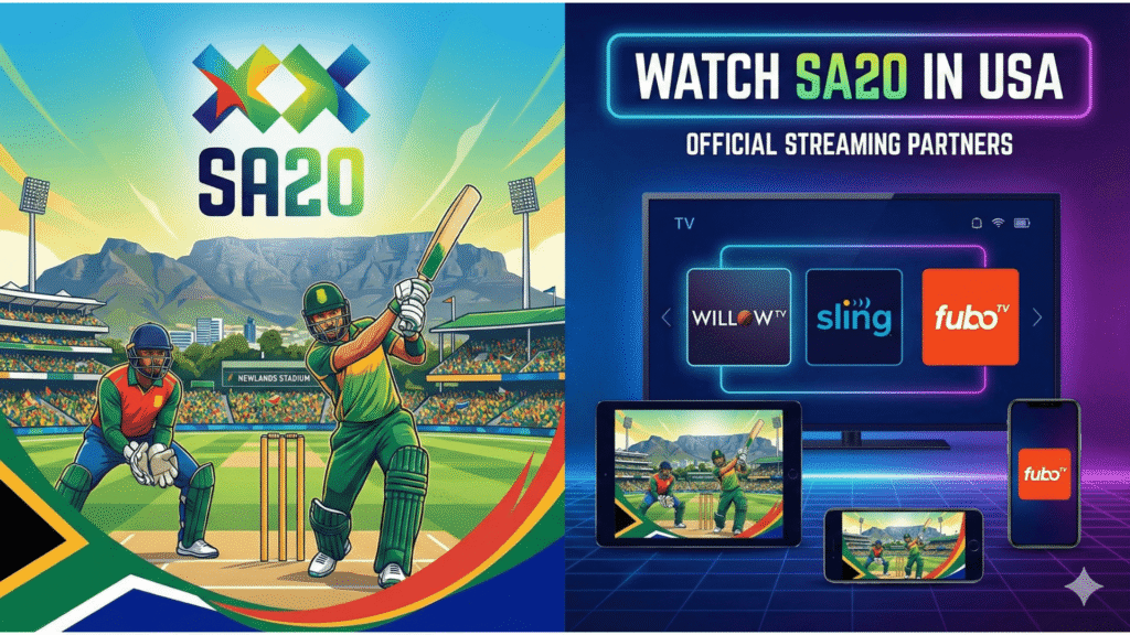 How To Watch SA20 in USA