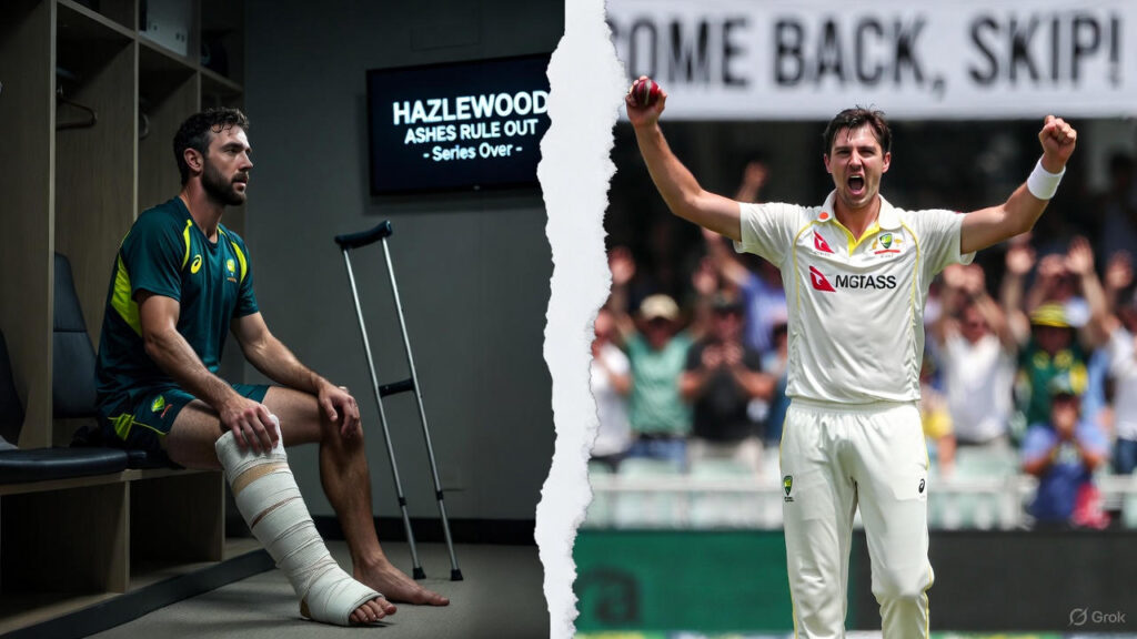 Hazlewood Ashes Rule Out