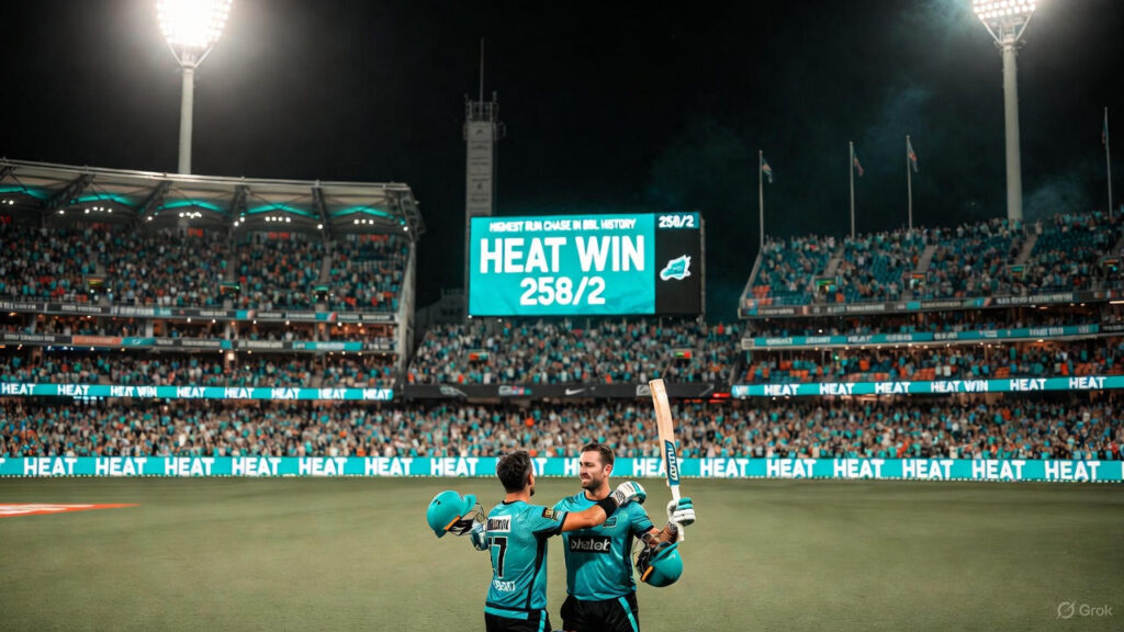 highest run chase in BBL history