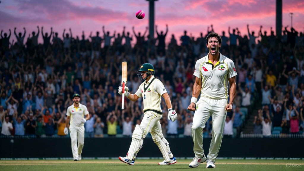 AUS vs ENG 2nd Test Day 2