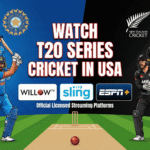 How to watch nz vs ind t20 series in USA